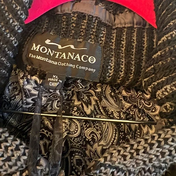 Washed Black Leather Jacket with Hood - Picture 5 of 8